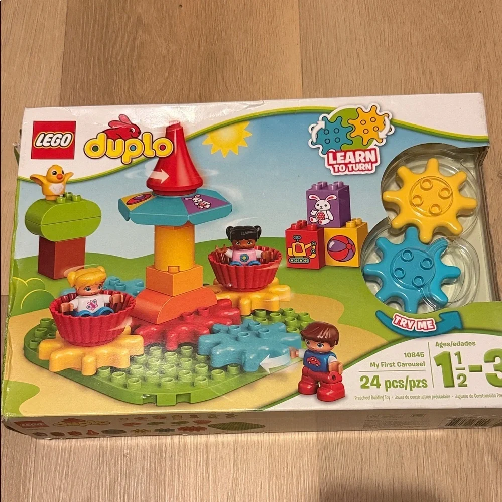 Lego duplo my first carousel set 10845 new in sealed box 24 pieces rare! - Picture 7 of 9